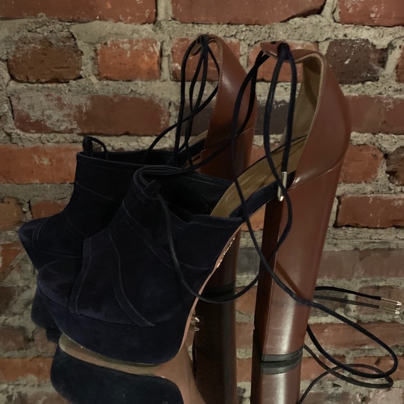 Aquazzura Shoes - Aquazzura Suede Platforms 8.5 Aquazzura Shoes - Aquazzura Suede Platforms 8.5